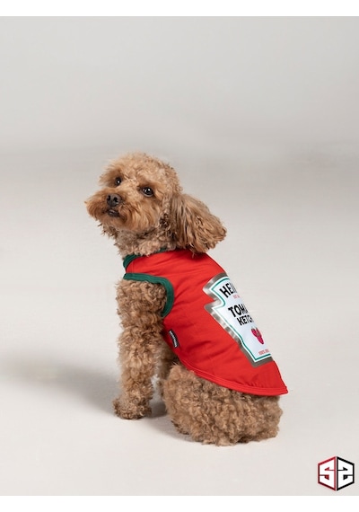Salya Store Mustard Yazlık Köpek Atlet Kedi Köpek Kıyafeti Küçük Irk