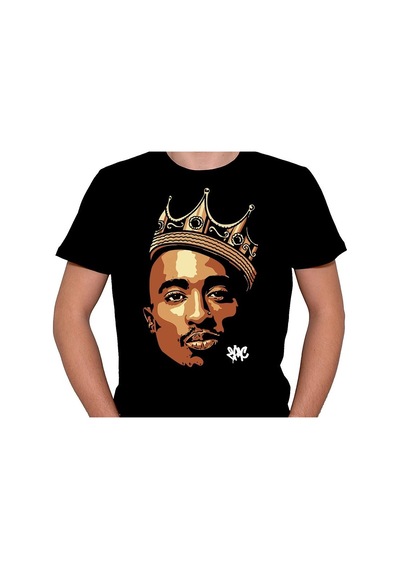 2pac Tupac Rap Rapstar Gangsta Tişört Unisex T-shirt 001