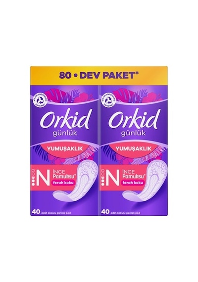 80 Adet Pamuksu Günlük Ped, Ferahlatıcı Özelliğe Sahip