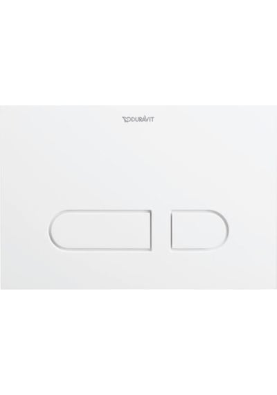 Duravit - A1 Kumanda Paneli, Parlak Beyaz - Wd5001011000- Krom