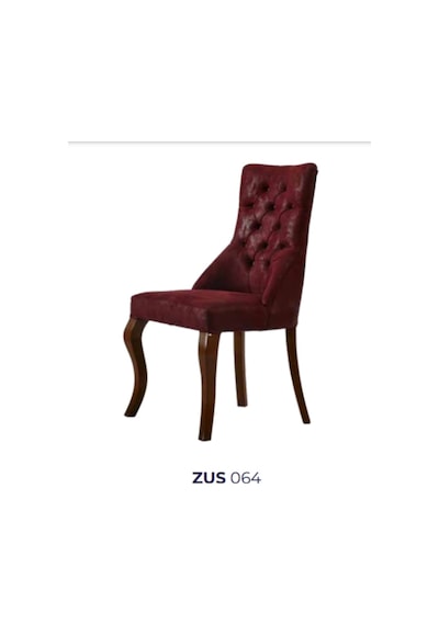 Bengimobilya Sandalye Zus064 Kapitone Model Bordo Renk Ortopedik Oturum Sırt K