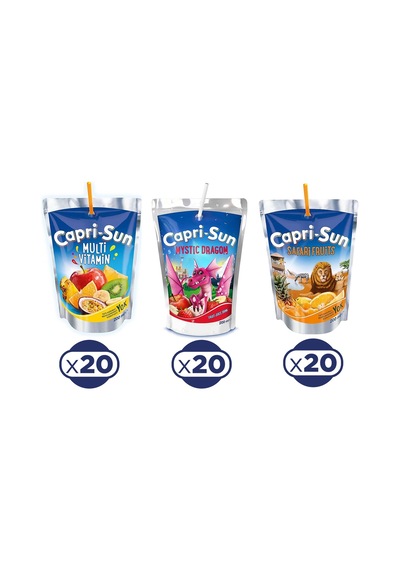 Capri - Sun Meyve Suyu Karma 3'lü 20 x 200 ML