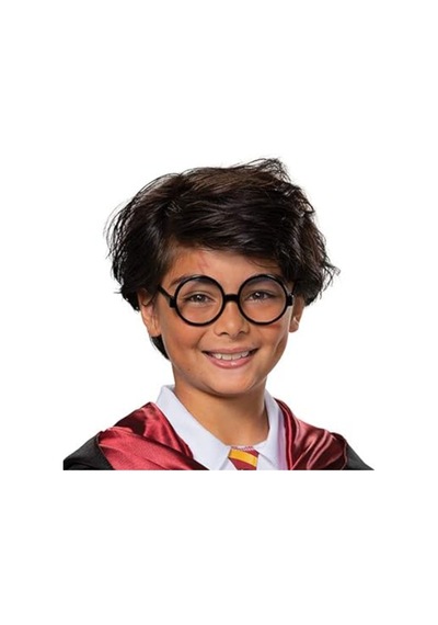 Harry Potter Gryffindor Figür Kostüm Aksesuarı Çocuk Boy Gözlük Siyah Çerçeveli 6 Yaş +