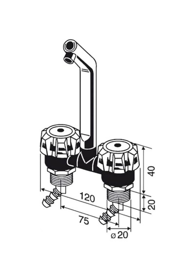 Comet Deluxe Katlanır Sıcak/soğuk Musluk 12v Switch - Beyaz-1560