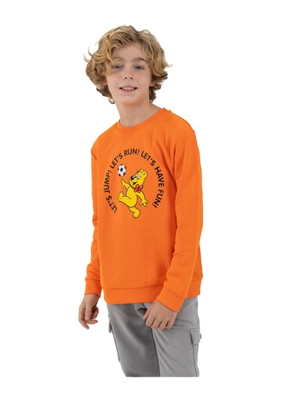 Haribo Çocuk Sweatshirt Turuncu Turuncu