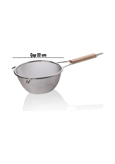 Ahşap Saplı Süzgeç / 22 Cm