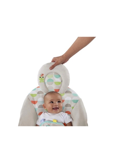 Bright Starts Ana Kucağı Yatıştırıcı Titreşimler Bebek Koltuğu, Çıkarılabilir Oyuncak Barı, 0-6 Ay, 9 Kg'a Kadar Mutlu Safari