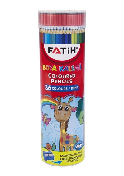 Fatih Fatih Kuru Boya 36 Renk Metal Tüp