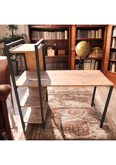 Lüks Çalışma Ofis Bilgisayar Masası Kitaplıklı 3 Raflı 120 52 119 Lüks Çalışma Ofis Bilgisayar Masası Kitaplıklı 3 Raflı 120 52 119