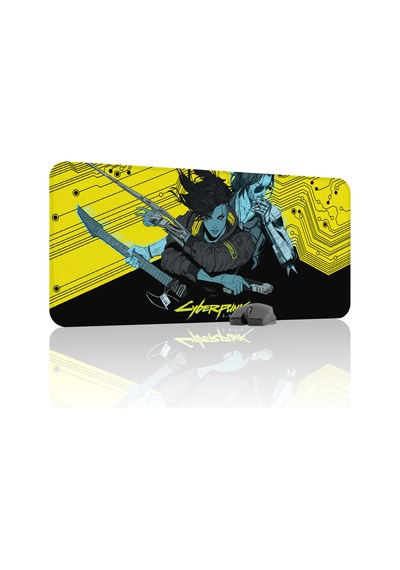 Cyberpunk 2077 Kaymaz Dikişli Kauçuk Oyuncu Mousepad V4 - 90x40 Xxl Gaming Mouse Pad Fare Altlığı