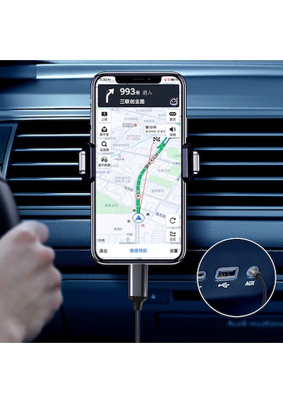 Buffer İphone Lightning Aux Araç Dönüştürücü Ses Kablosu 35 Mm Jack Girişli 11