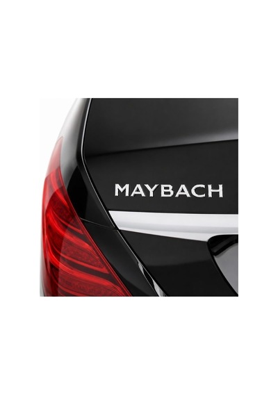 Mercedes-benz Maybach Bagaj Krom Abs Yazı Logo Amblemi 190mm X 20mm