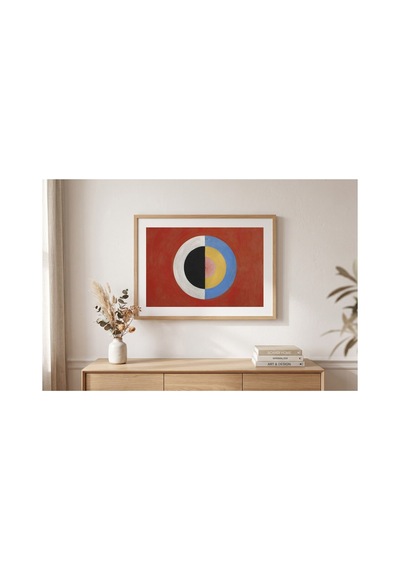 Hilma Af Klint Kuğu No.17 Çerçevesiz Poster 30x42 Cm A3 Tablo Soyut Sanat Duvar Dekoru