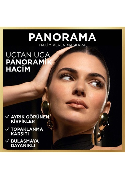 Lexroo Panorama Hacim Veren Maskara - Siyah