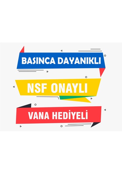 Sulook Su Arıtma Cihazı Deposu - Vana Dahil Metal./plastik Tank