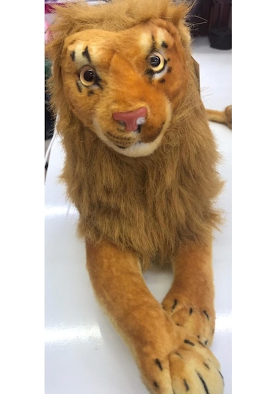 Peluş Aslan Oyuncak Sarı
