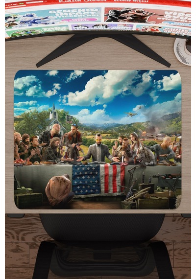 Far Cry Kaymaz Dikişli Kauçuk Oyuncu Mousepad V1 - 48x40 Xl Gaming Mouse Pad Fare Altlığı