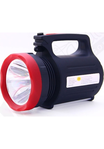 Gold Silver Gs-325 10Watt Şarjlı Projektör N11.2523 Siyah