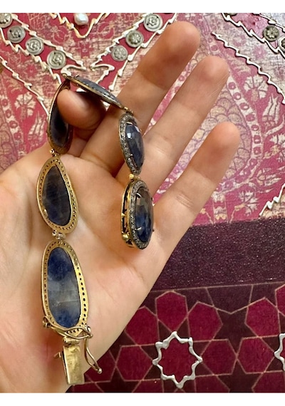 Slice Safir Elmas Bileklik