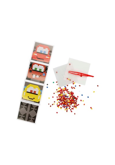 4in1nessiworld Cars Pixel Pixel Boncuk Aktivite Ve Oyuncak Seti
