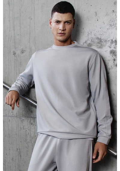Taş Yüzeyi Dokulu Oversize Erkek Eşofman Takım - 85275 Taş Rengi
