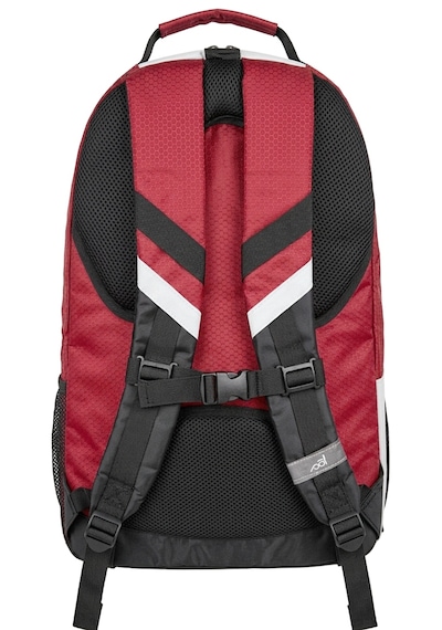 Sol - Venture Gündelik Seyahat Unisex Sırt Çantası Kan Kırmızı Gri