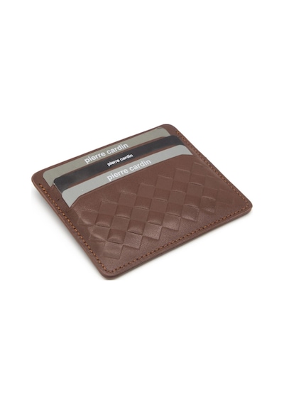 Pierre Cardin Taba Unisex Deri Kartlık 0046 Taba