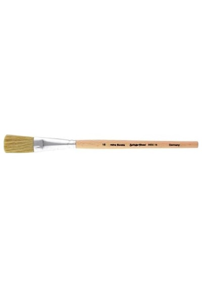 Parlak Saçlı Evrensel Fırça, Oval, Boyut 12