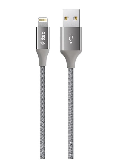 Alumicable İphone İle Uyumlu Şarj Kablosu - Uzay Grisi 2dk16ug Standart