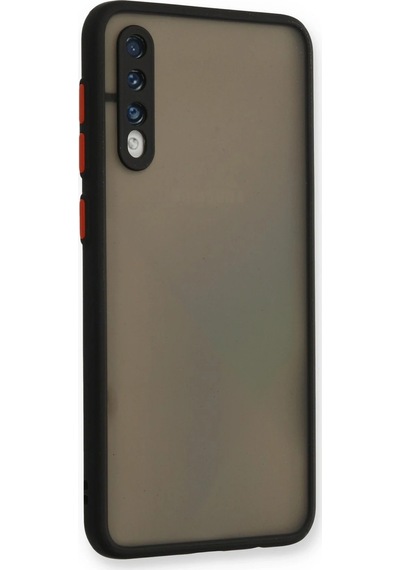 Newface - 935 - Samsung Galaxy Uyumlu A30s Kılıf Montreal Silikon Kapak - Csmo-tex - - Siyah