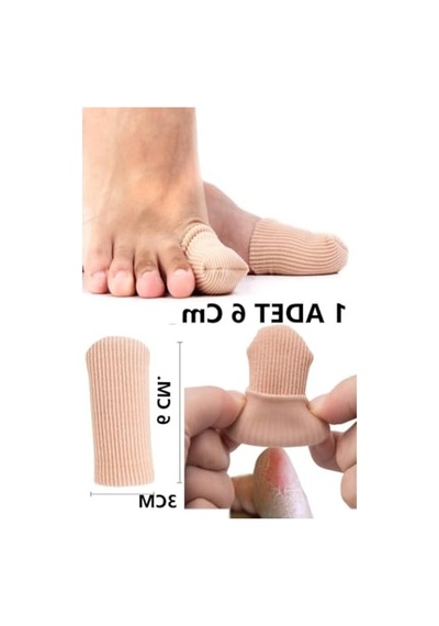 Ayak Başparmak Kemik Koruyucu, Silikon Tüp, 6 Cm