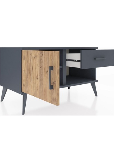 Hyperion Şifonyer Tek Raflı Tek Çekmeceli Tek Kapaklı 88x44x48 Antrasit-çam/antrasit Çam/antrasit Hyperion Şifonyer Tek Raflı Tek Çekmeceli Tek Kapaklı 88x44x48 Antrasit-çam/antrasit Çam/antrasit