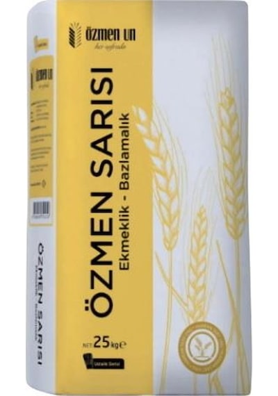 Özmen Özmen Sarısı Ekmeklik - Bazlamalık Un 25 Kg
