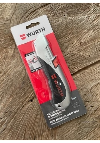 Würth Otomatik Maket Bıçagı Metal Halı Kesme Maket Bıçağı Bi Metal