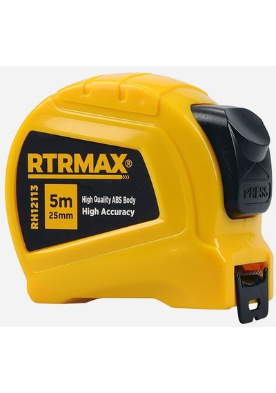 Rtrmax Şerit Metre Stoplu 5 Metre x 19 Mm.