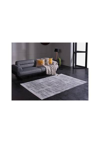 Gümüşsuyu Venıta 11961 160x230 Polyester Gri Modern Salon Halısı