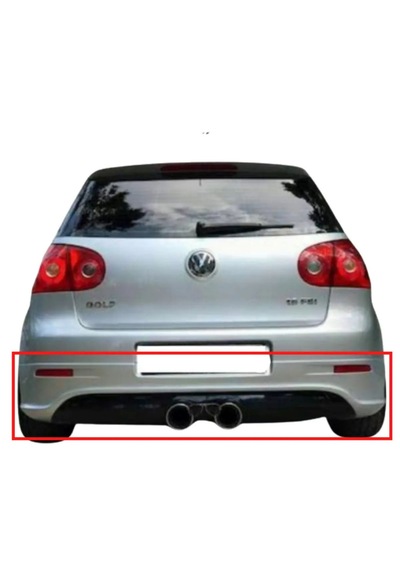 Golf 5 R32 Arka Tampon Eki Boyasız Egzozlar Hariç