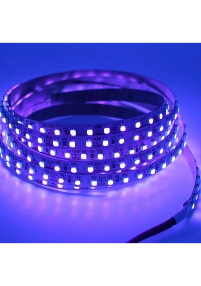 12V UV Şerit Led 2835 SMD 120 Ledli Black Light 1 Mt Ultraviyole