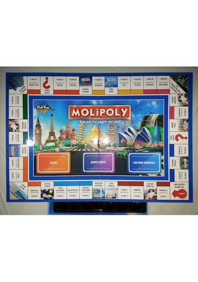 Emlak Ticaret Oyunu Molipoly Molicity Monopoly Monopoli Metropol Mega City Aile Oyunu