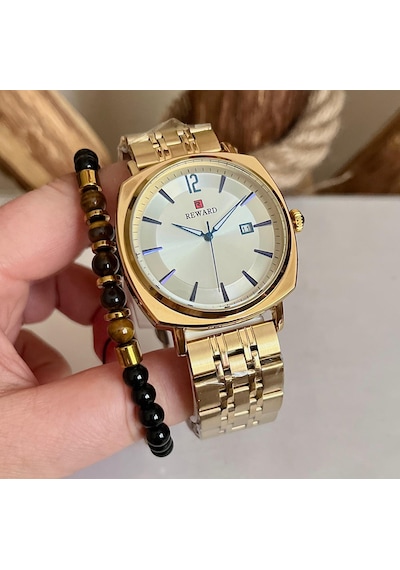 Reward Rw38350 Çelik Kordon Gold Takvimli Erkek Kol Saati