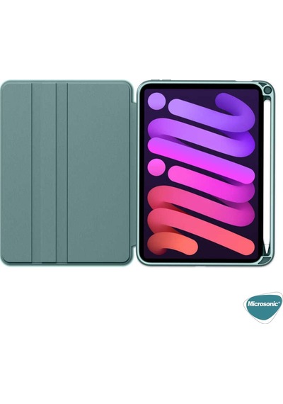 Microsonic Apple Uyumlu iPad Mini 7 Kılıf A2993-a2995 Regal Folio Tablet Kılıfı