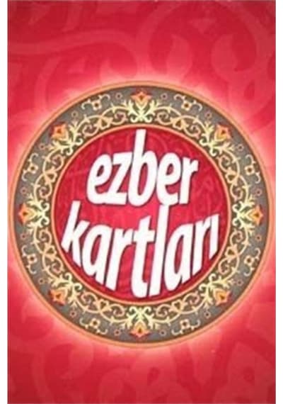 Dua Ezber Kartları 44 Kart Siyah