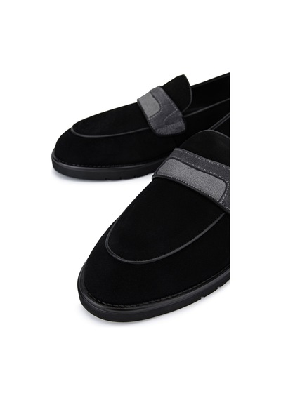 Tamer Tanca Erkek Hakiki Deri Siyah Loafer Ayakkabı 1171 295-01 Erk Ayk Y26 Sıyah/grı Siyah - Gri Tamer Tanca Erkek Hakiki Deri Siyah Loafer Ayakkabı 1171 295-01 Erk Ayk Y26 Sıyah/grı Siyah - Gri