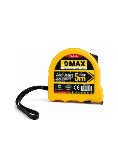Dmax 3 Metre Şerit Metre 16 Mm Kompakt Ölçüm Metresi Ev Atölye Şantiye Kullanımı 3 M
