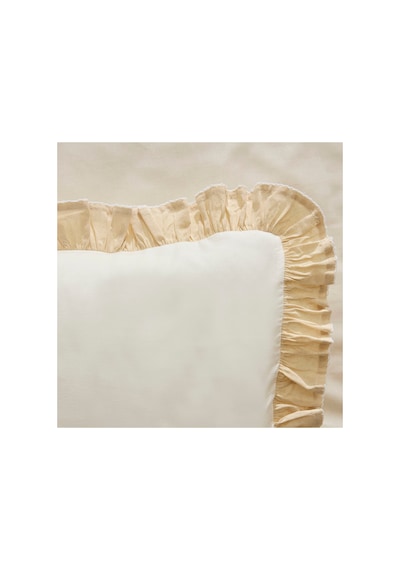 Kaşmir Home Lisa %100 Pamuk Tek Kişilik Nevresim Takımı Offwhite