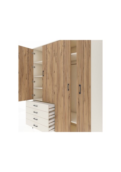Kronos Gardrop 6 Raflı 4 Çekmeceli Tek Askılı 176x59x221 Aytaşı-çam/aytaşı Çam/aytaşı Kronos Gardrop 6 Raflı 4 Çekmeceli Tek Askılı 176x59x221 Aytaşı-çam/aytaşı Çam/aytaşı