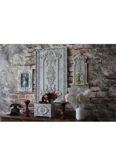 Neiwel Vintage Levni Eskitme Beyaz Kutu