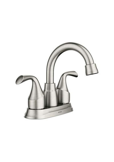 Spot Dirençli Fırçalanmış Nikel Iki Saplı Banyo Lavabo Bataryası Tahliye Montajlı 84115srn Çok Renkli