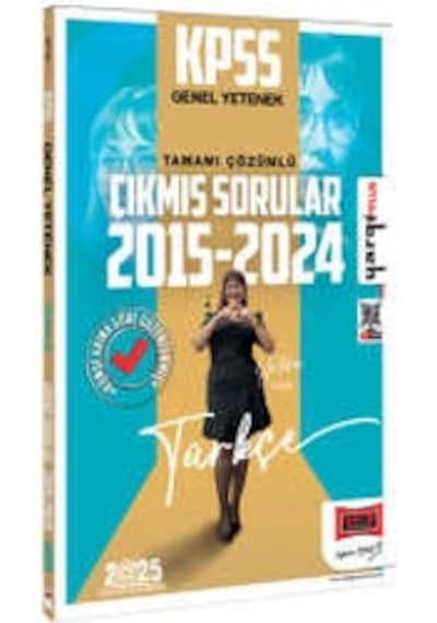 Yargı Yayınları 2025 Kpss Genel Yetenek 2015-2024 Türkçe Konularına Göre Düzenlenmiş Tamamı Çözümlü Çıkmış Sorular