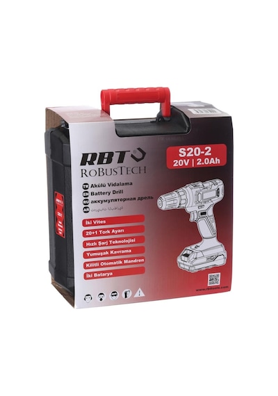 Rbt Robustech S20-2 Li Akülü Vidalama 20v 2 Ah